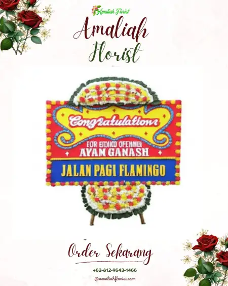 Sewa Papan Bunga Lateri