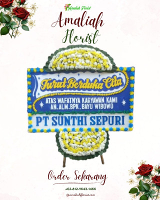 Papan Bunga Duka di Lateri