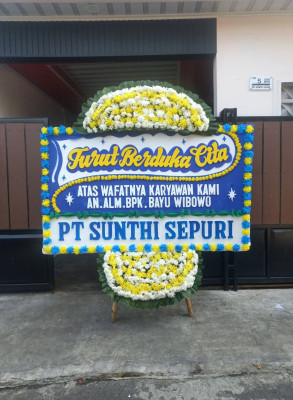 Papan Bunga Duka di Lateri
